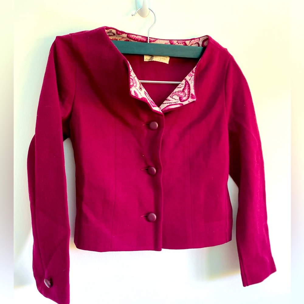 Vintage pink sweater.  100% wool.  Kimberly brand. Size small.